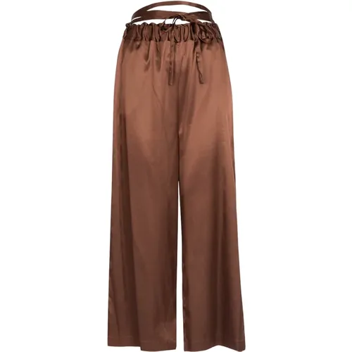 Trousers > Wide Trousers - - pinko - Modalova