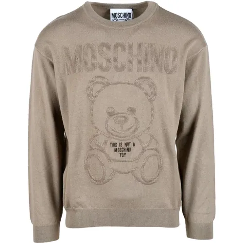 Knitwear > Round-neck Knitwear - - Moschino - Modalova