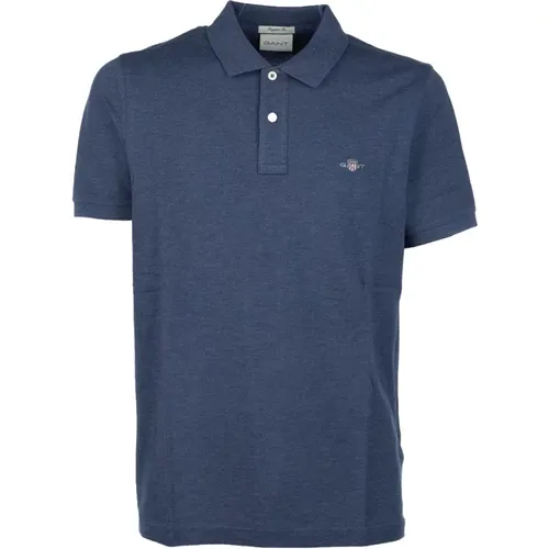 Gant - Tops > Polo Shirts - Blue - Gant - Modalova