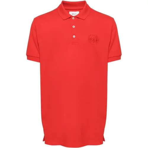 Bally - Tops > Polo Shirts - Red - Bally - Modalova