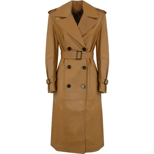 Coats > Belted Coats - - Max Mara Studio - Modalova