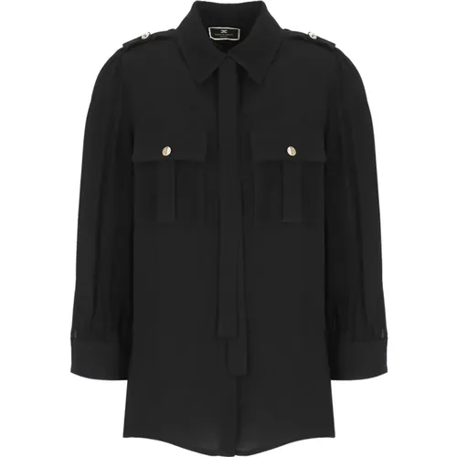 Blouses & Shirts > Shirts - - Elisabetta Franchi - Modalova