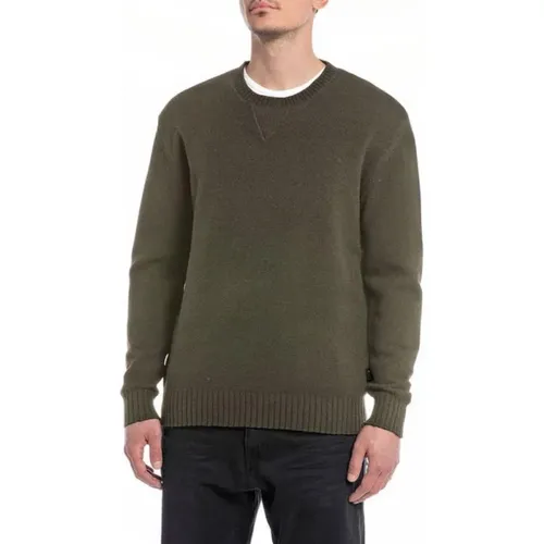 Knitwear > Round-neck Knitwear - - Replay - Modalova