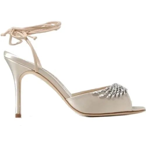 Shoes > Sandals > High Heel Sandals - - Manolo Blahnik - Modalova