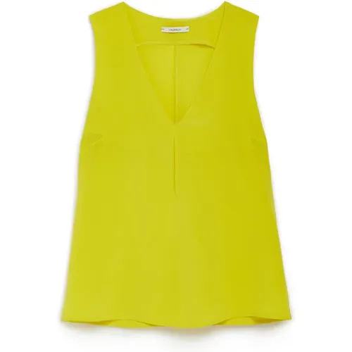 Tops > Sleeveless Tops - - Maliparmi - Modalova