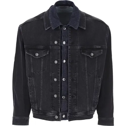 Jackets > Denim Jackets - - Dolce & Gabbana - Modalova