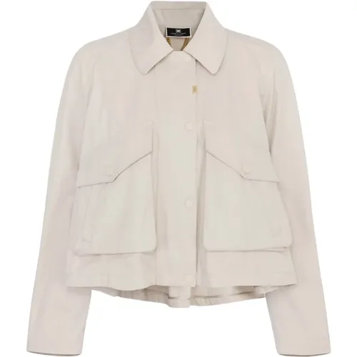 Jackets > Light Jackets - - Elisabetta Franchi - Modalova