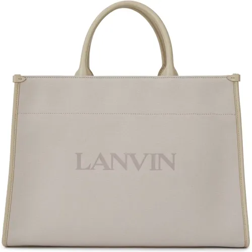 Lanvin - Bags > Handbags - Beige - Lanvin - Modalova