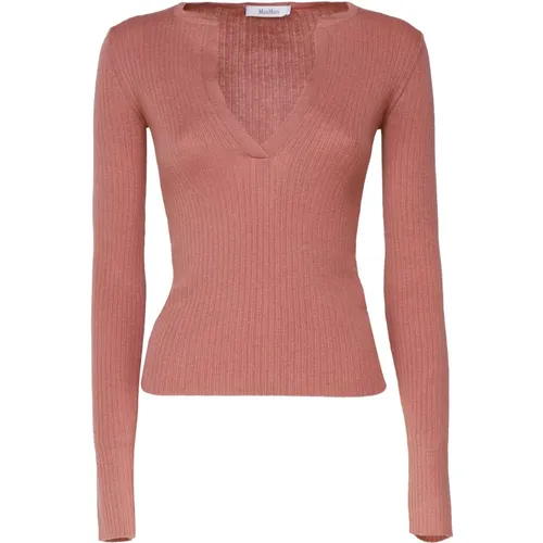 Knitwear > V-neck Knitwear - - Max Mara - Modalova