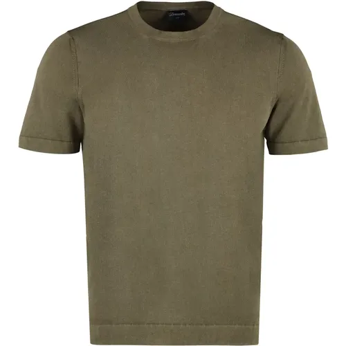 Drumohr - Tops > T-Shirts - Green - Drumohr - Modalova