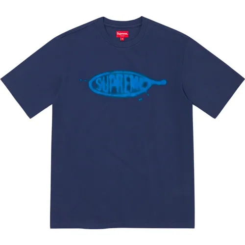 Supreme - Tops > T-Shirts - Blue - Supreme - Modalova