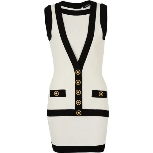 Dresses > Day Dresses > Knitted Dresses - - Balmain - Modalova