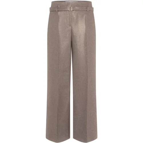 Trousers > Wide Trousers - - RAFFAELLO ROSSI - Modalova