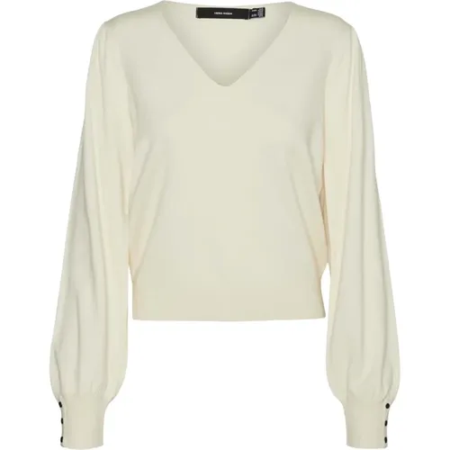 Knitwear > V-neck Knitwear - - Vero Moda - Modalova