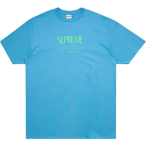 Supreme - Tops > T-Shirts - Blue - Supreme - Modalova