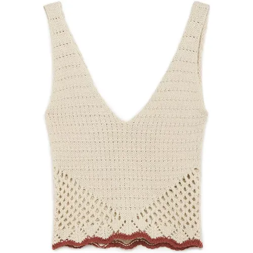 Tops > Sleeveless Tops - - Maliparmi - Modalova