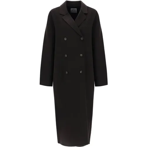 Coats > Double-Breasted Coats - - TotêMe - Modalova