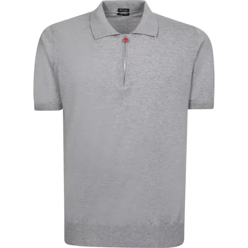 Kiton - Tops > Polo Shirts - Gray - Kiton - Modalova