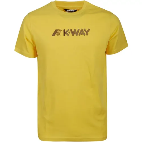K-Way - Tops > T-Shirts - Yellow - K-way - Modalova