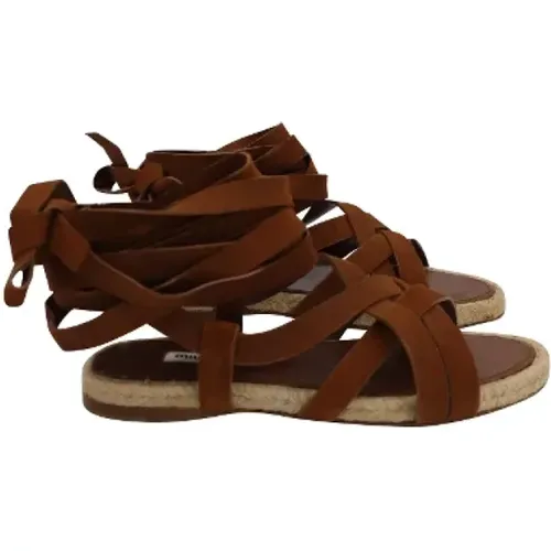 Pre-owned > Pre-owned Shoes > Pre-owned Sandals - - Miu Miu Pre-owned - Modalova