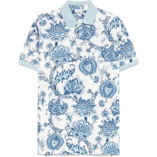 Etro - Tops > Polo Shirts - Blue - ETRO - Modalova