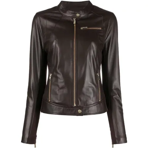 Jackets > Leather Jackets - - Arma - Modalova