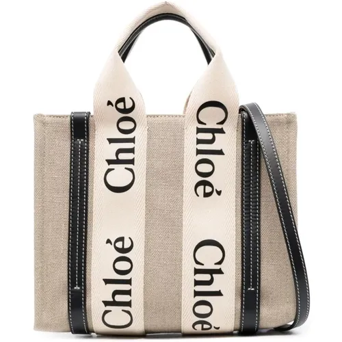 Chloé - Bags > Tote Bags - Beige - Chloé - Modalova