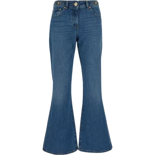 Jeans > Flared Jeans - - Versace - Modalova