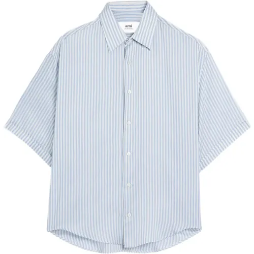 Shirts > Short Sleeve Shirts - - Ami Paris - Modalova