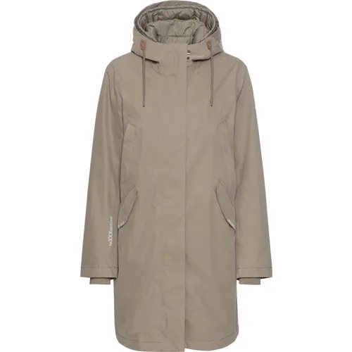 Coats > Parkas - - camel active - Modalova