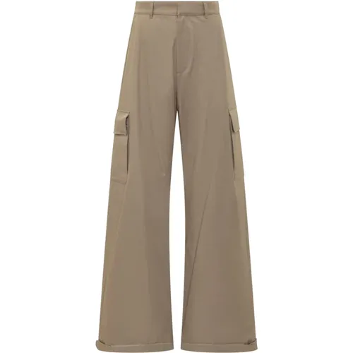 Trousers > Wide Trousers - - Off White - Modalova