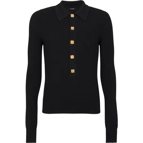 Tops > Polo Shirts - - Balmain - Modalova