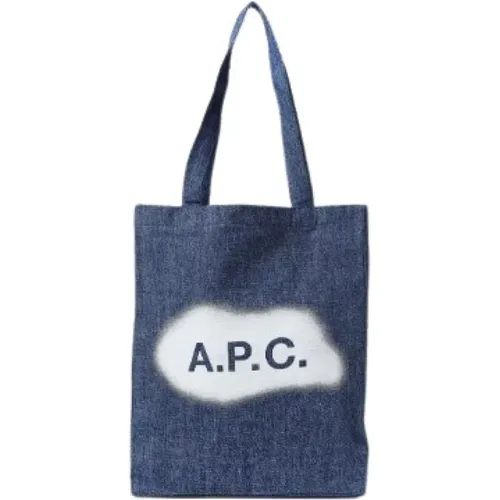 A.p.c. - Bags > Tote Bags - Blue - A.p.c. - Modalova