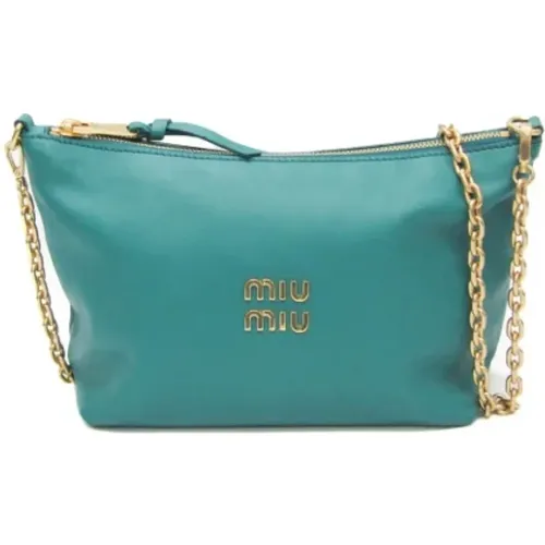 Pre-owned > Pre-owned Bags > Pre-owned Shoulder Bags - - Miu Miu Pre-owned - Modalova