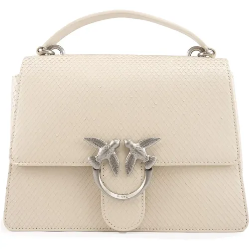 Pinko - Bags > Handbags - White - pinko - Modalova