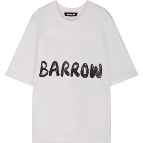 Barrow - Tops > T-Shirts - White - Barrow - Modalova