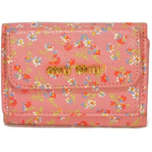 Pre-owned > Pre-owned Accessories > Pre-owned Wallets - - Miu Miu Pre-owned - Modalova