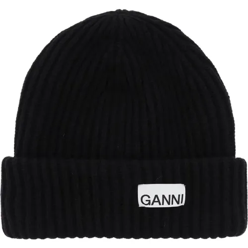 Accessories > Hats > Beanies - - Ganni - Modalova