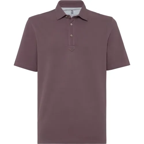 Tops > Polo Shirts - - BRUNELLO CUCINELLI - Modalova