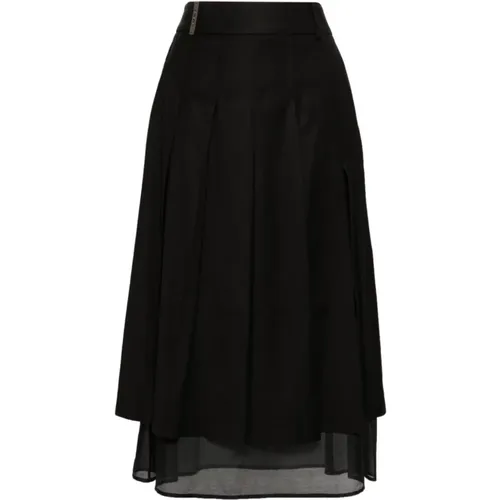 Skirts > Midi Skirts - - PESERICO - Modalova