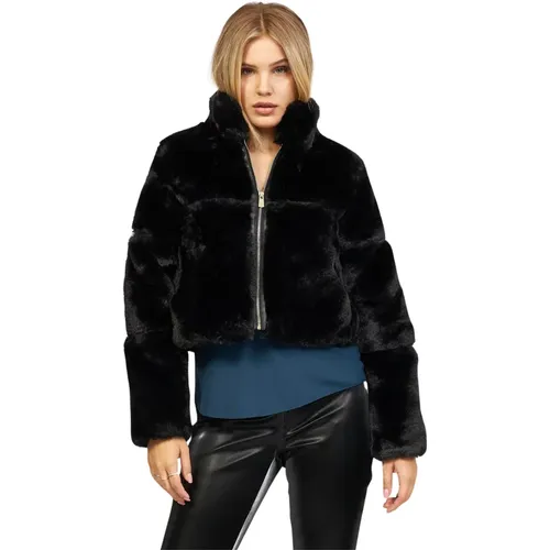 Jackets > Faux Fur & Shearling Jackets - - YES ZEE - Modalova
