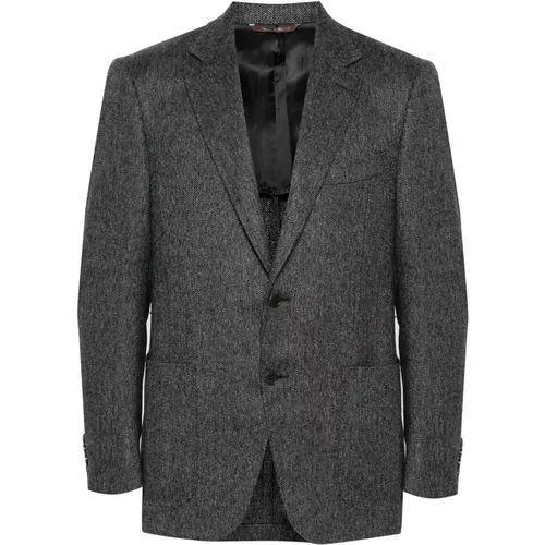 Canali - Jackets > Blazers - Gray - Canali - Modalova