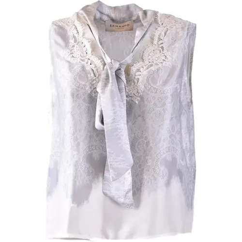 Tops > Sleeveless Tops - - Ermanno Scervino - Modalova