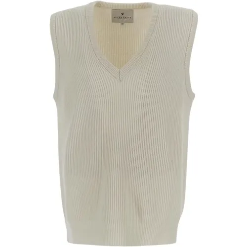 Knitwear > V-neck Knitwear - - Seven Gauge - Modalova