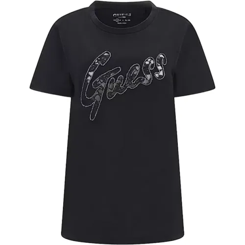 Guess - Tops > T-Shirts - Black - Guess - Modalova