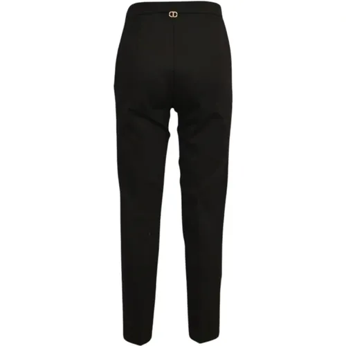 Trousers > Slim-fit Trousers - - Twinset - Modalova