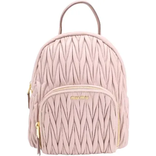 Pre-owned > Pre-owned Bags > Pre-owned Backpacks - - Miu Miu Pre-owned - Modalova