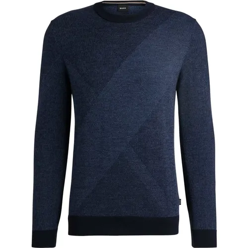 Knitwear > Round-neck Knitwear - - Hugo Boss - Modalova