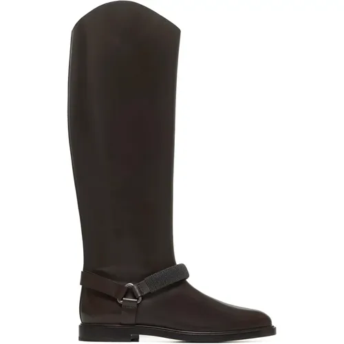 Shoes > Boots > High Boots - - BRUNELLO CUCINELLI - Modalova