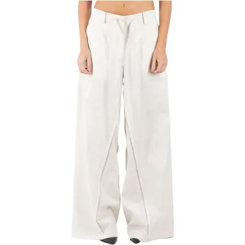 Trousers > Wide Trousers - - Helmut Lang - Modalova